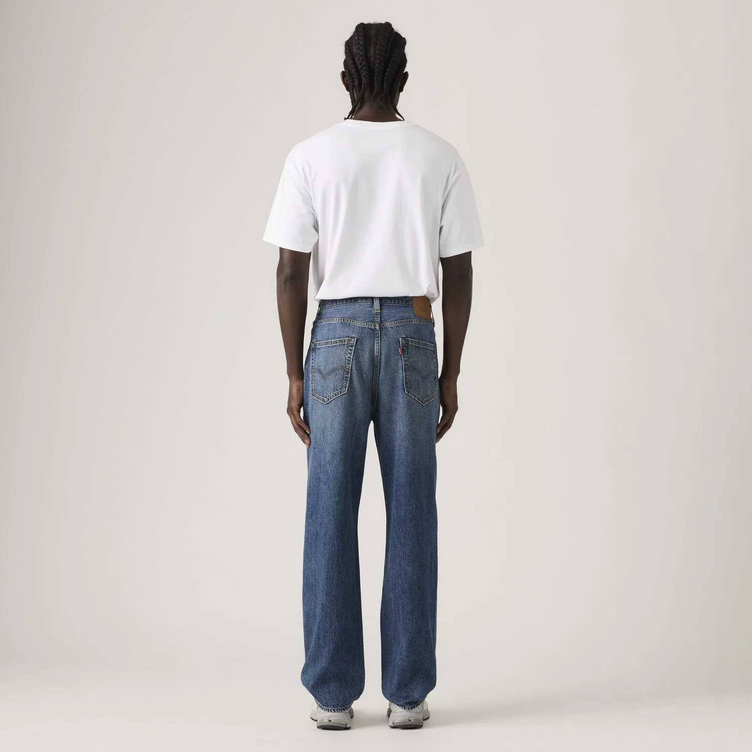 Мужские джинсы 568 из свободного льна и денима Levi's, Dark Wash — фото 3