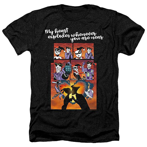 

Футболка Batman explode adult heather Licensed Character