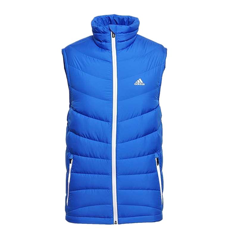 

Adidas Мужская синяя куртка-пуховик DG90 VEST, Синий, Adidas Мужская синяя куртка-пуховик DG90 VEST
