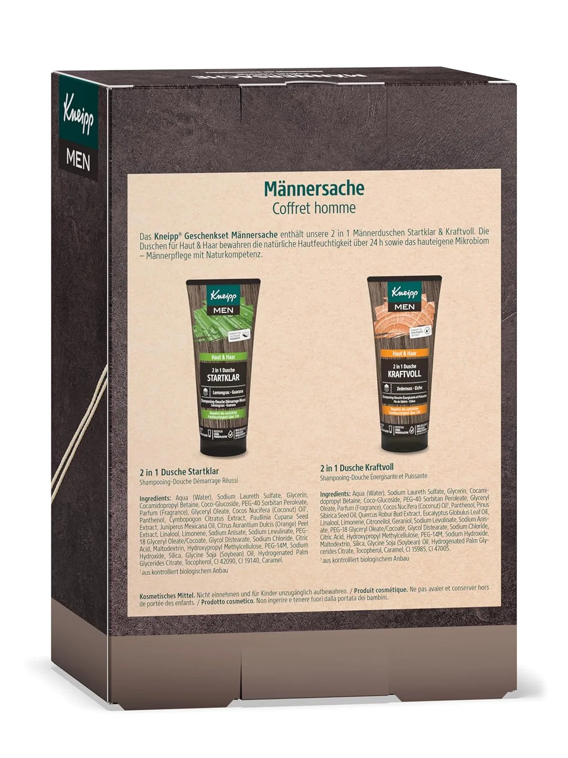 Подарочный набор мужских гелей для душа «Men's Thing» от Kneipp ‎Kneipp — фото 2