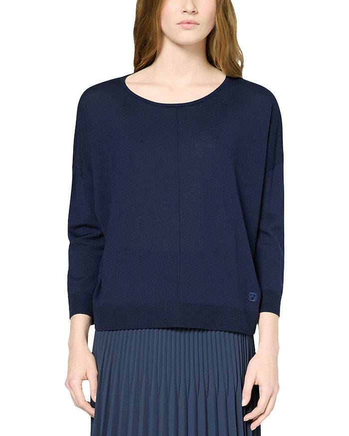 

Шерстяной топ Jayme Gerard Darel, синий