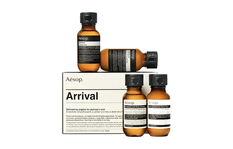 AESOP YISUO портативный набор для ухода: увлажняющий шампунь 50 мл + кондиционер 50 мл + гель для душа 50 мл + крем для тела 50 мл, Shampoo 50ml+Conditioner 50ml+Body Cleanser 50ml+Body Cream 50ml