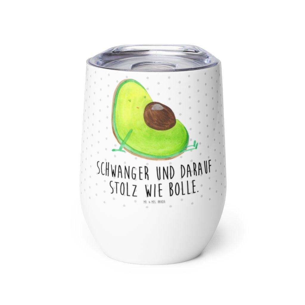 

Мистер и миссис Панда Винная чашка для беременных с авокадо - белая - подарок, детский душ, винный бокал, винная чашка на ходу, здоровая, вегетарианская, бокалы для вина, чашка для глинтвейна, веганская Mr. & Mrs. Panda, белый