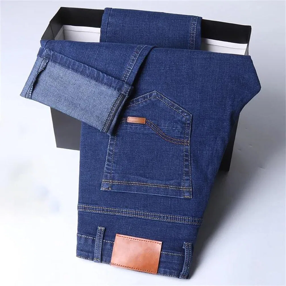 Джинсы Slim Fit 8010-blue1 — фото 4