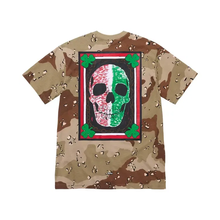 Футболка Supreme x Mike Kelley Banner Tee, коричневый — фото 2
