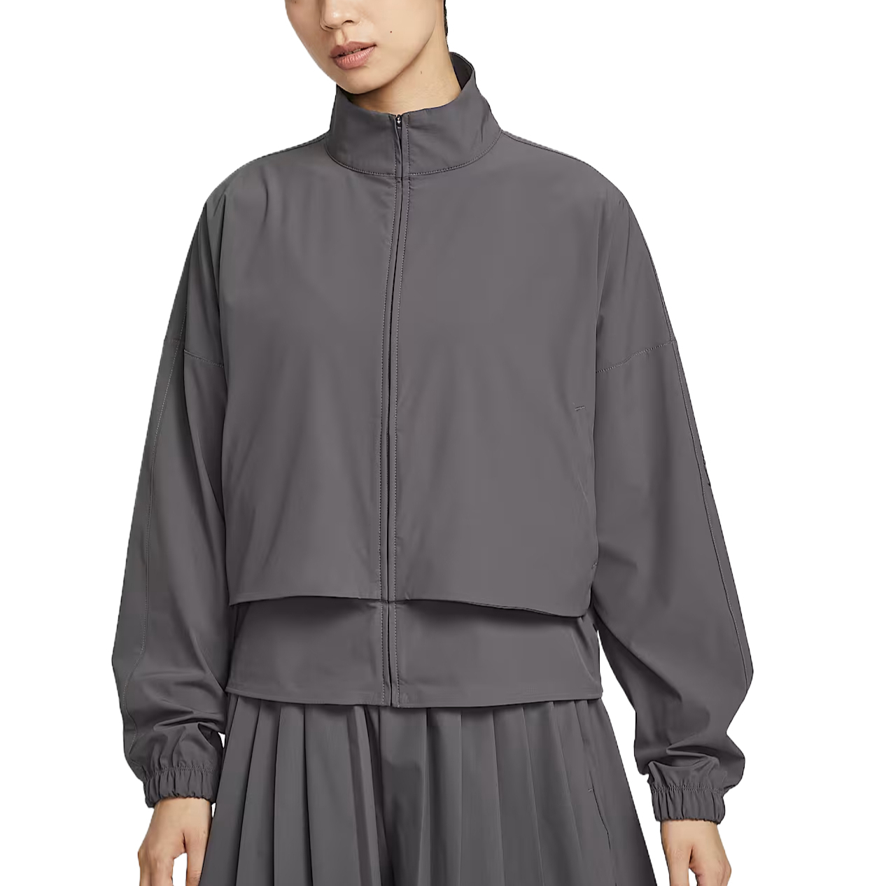 Nike Женская куртка Dri Fit PerfectStretch, Lightning Gray/Dark Gray — фото 2