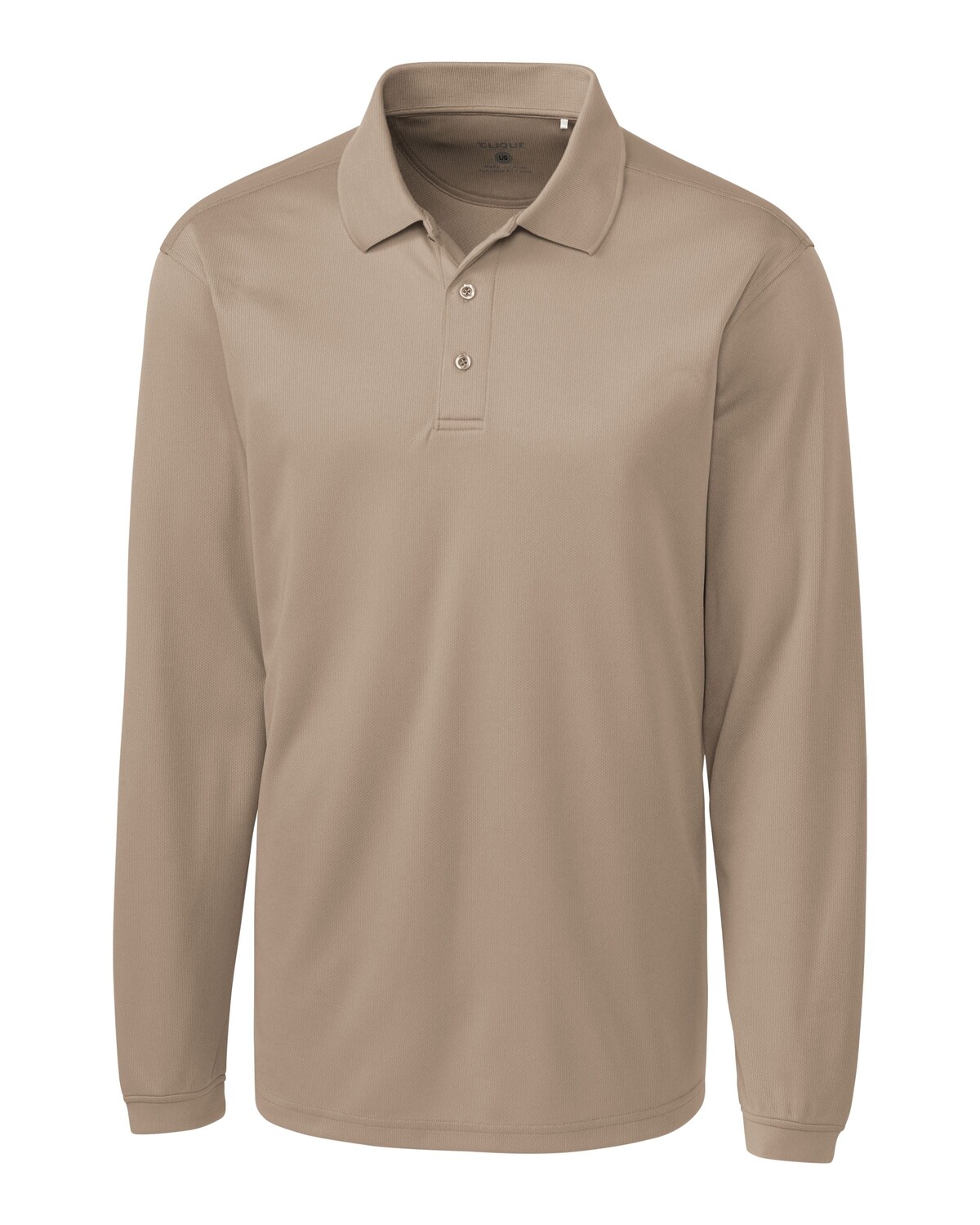 

Мужская рубашка поло Clique L/S Ice Pique, цвет Light Beige