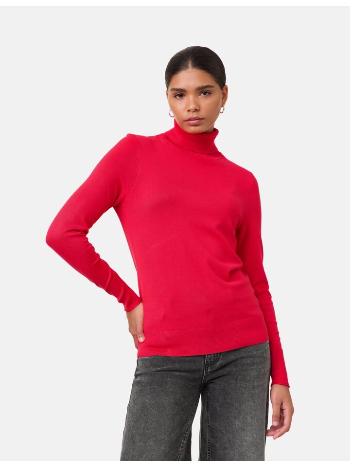 

Пуловер TAIFUN Pullover Langarm Rundhals, цвет Cherry Red