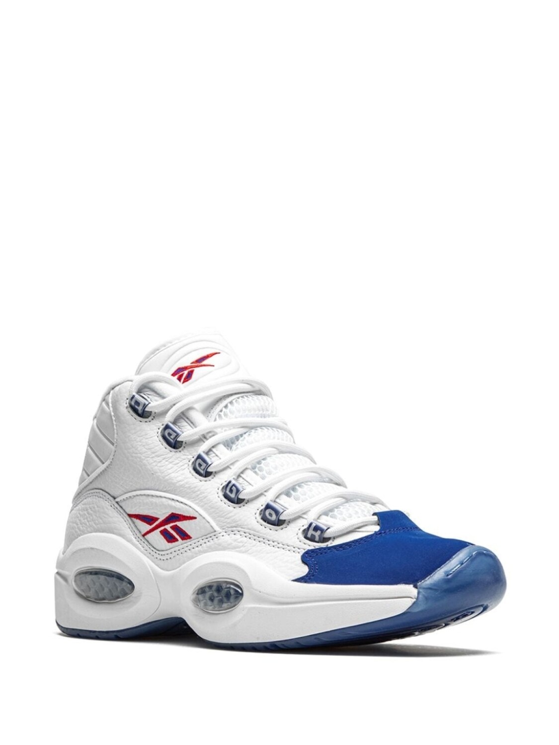 Кроссовки Reebok Question Mid FV7563, белый/синий/красный — фото 2