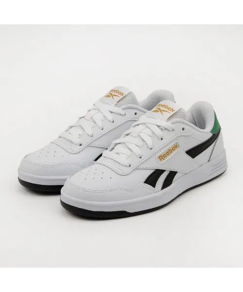 Унисекс кроссовки Reebok COURT ADVANCE бело-зелёные — фото 2