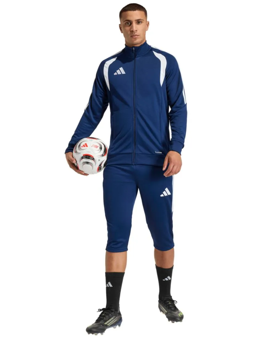 Мужские тренировочные брюки Tiro Slim-Fit Adidas, team темно-синий — фото 3