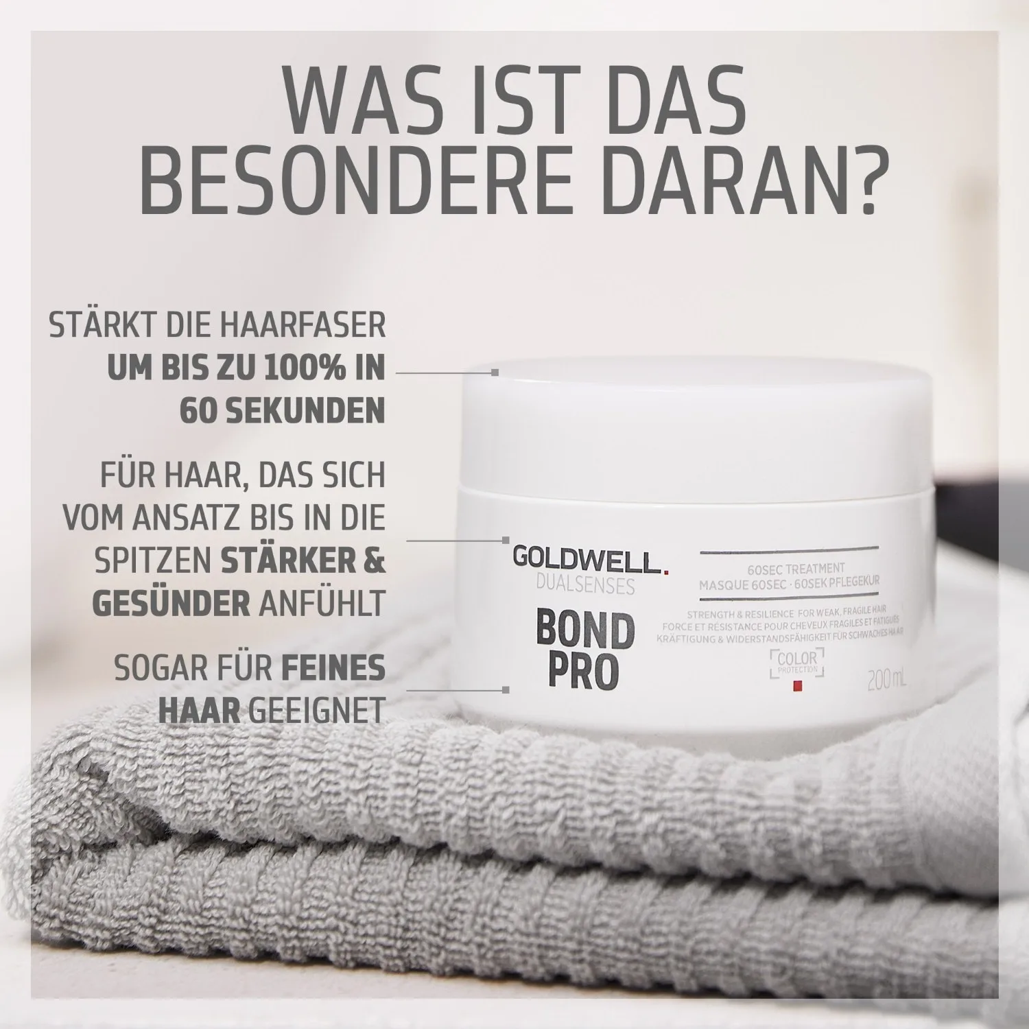Средство для ухода за волосами Dualsenses Bond Pro, 60 секунд. Goldwell, 200 мл — фото 2