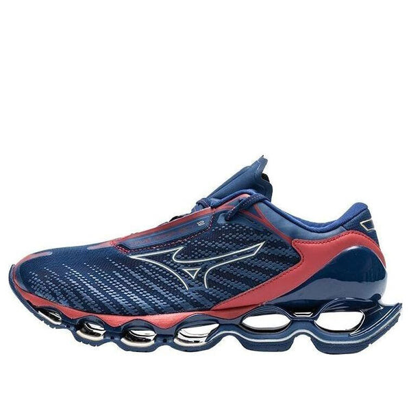 

Кроссовки wave prophecy 12 12 'blue red' Mizuno, синий