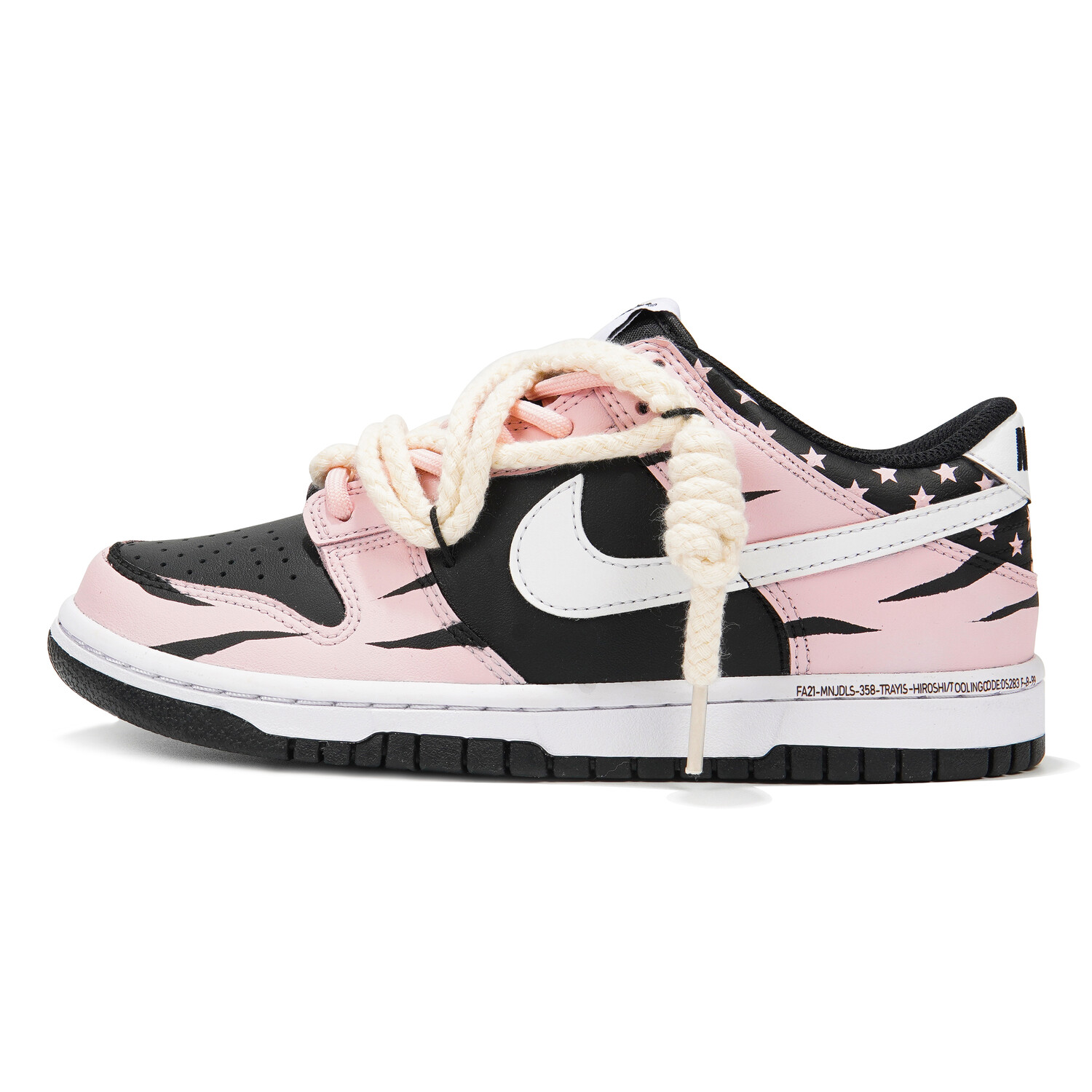 

Кроссовки Nike Dunk Skateboard Shoes Women's Low-Top Black Pink