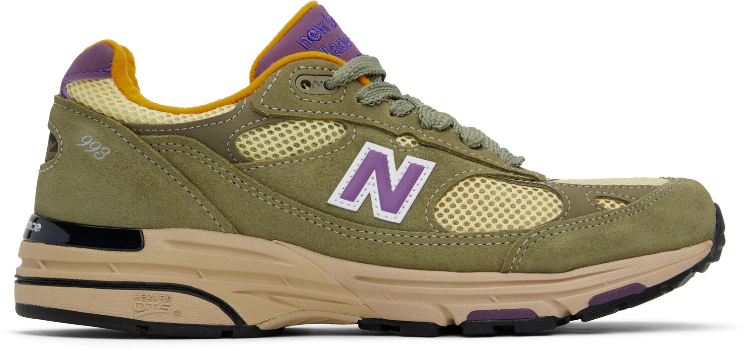 

Кроссовки цвета хаки, произведенные в США, 993 New Balance