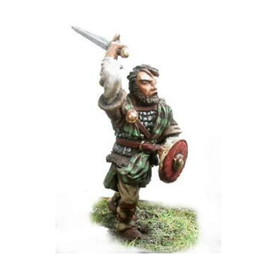 

Пехотинец в шлеме, шотландском мече и щите (атакующий), Historical Miniatures - Medieval - Scots, Brave Heart (28mm) (Mirliton SG)