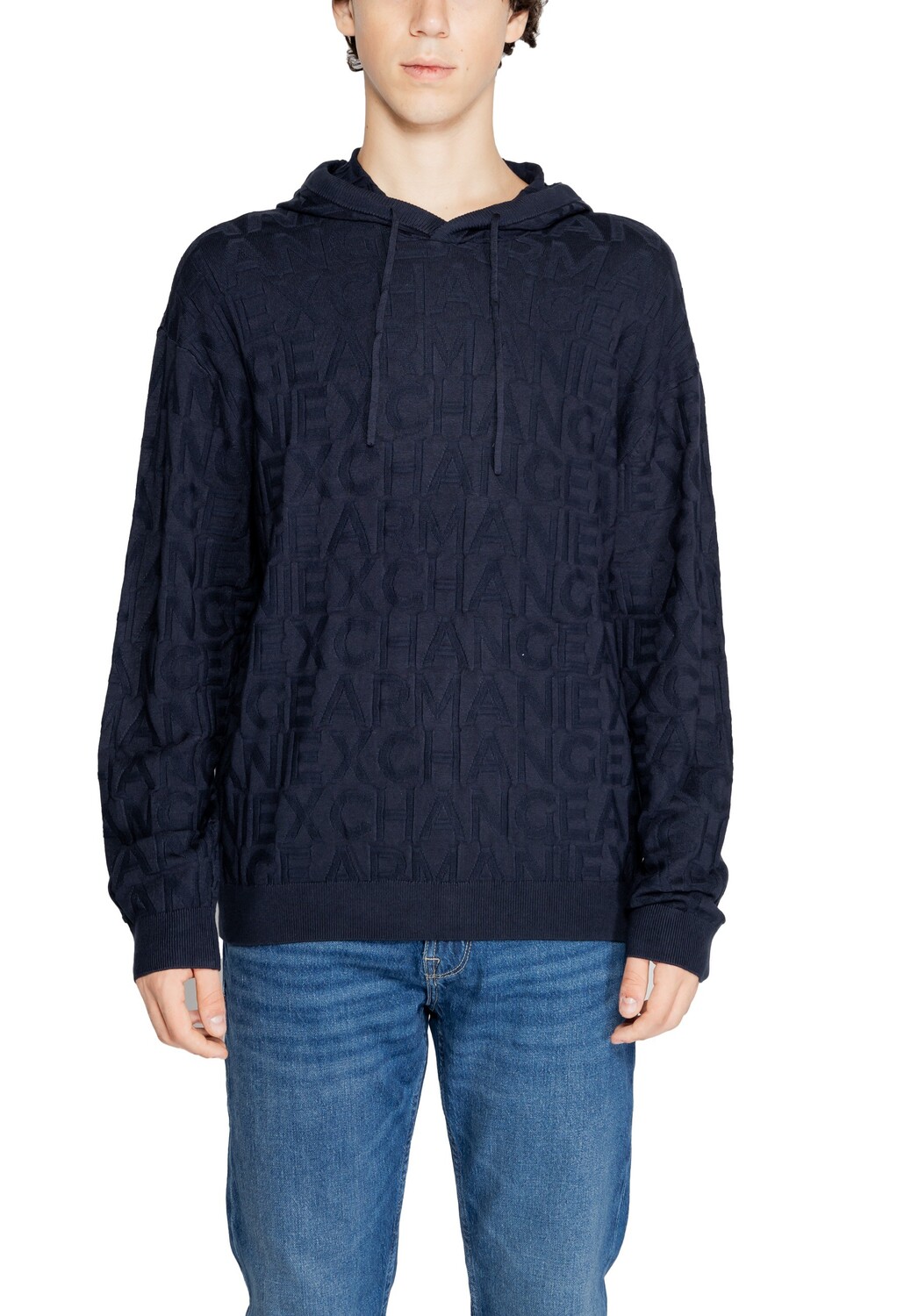 

Джемпер Armani Exchange с капюшоном, синий
