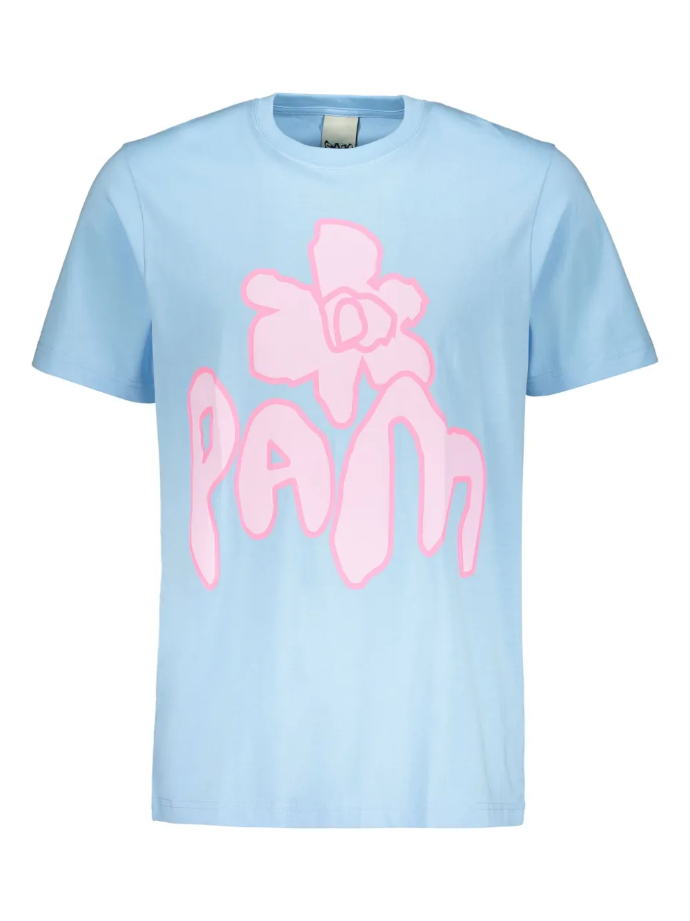 

Футболка из хлопка с цветочным принтом Perks And Mini, синий