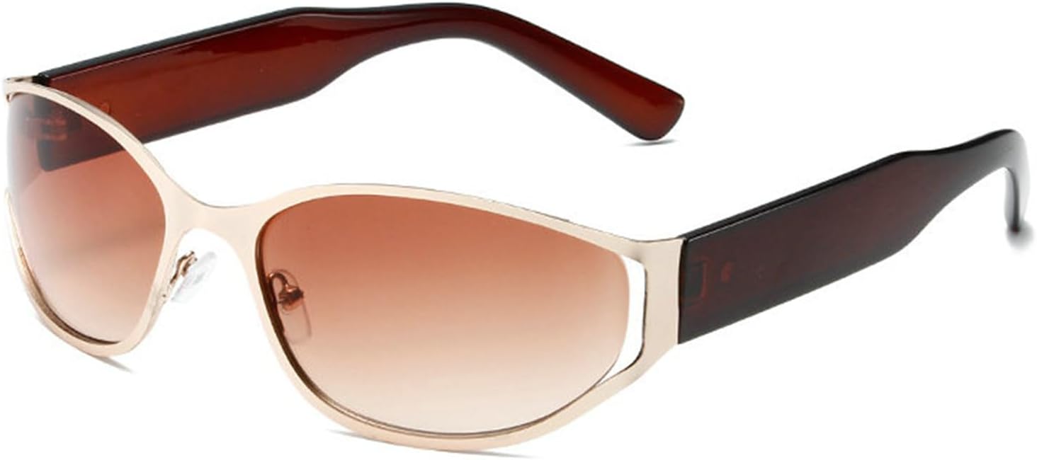 

Хелена Стильные маленькие овальные солнцезащитные очки для женщин, металлическая оправа, модные роскошные очки с защитой от УФ-излучения UV400, винтажные прямоугольные солнцезащитные очки helena, C5