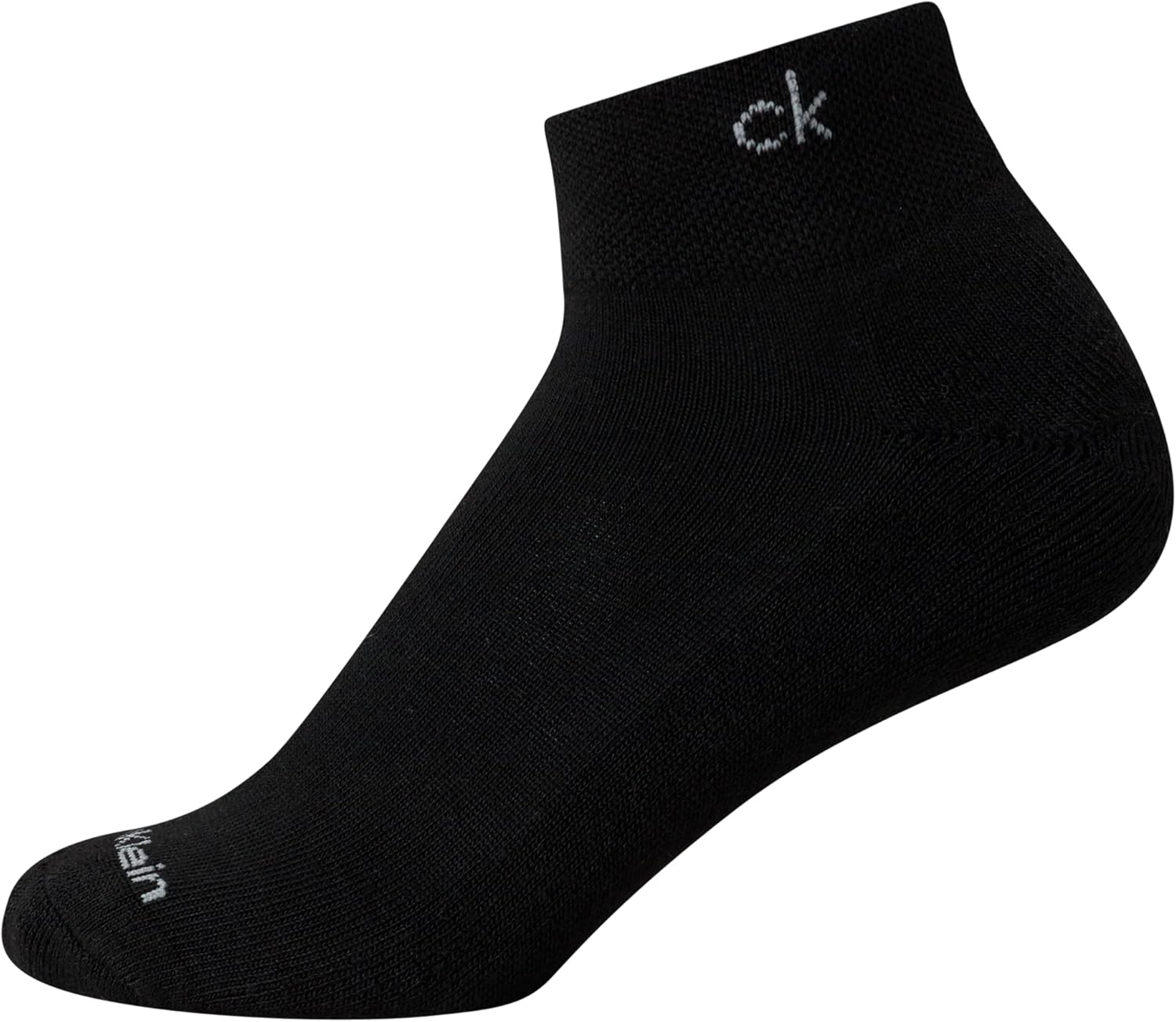Женские носки Calvin Klein Quarter Socks, 12 пар, с амортизацией, для спорта, бега, спортзала, носки Quarter Sock, Black — фото 4