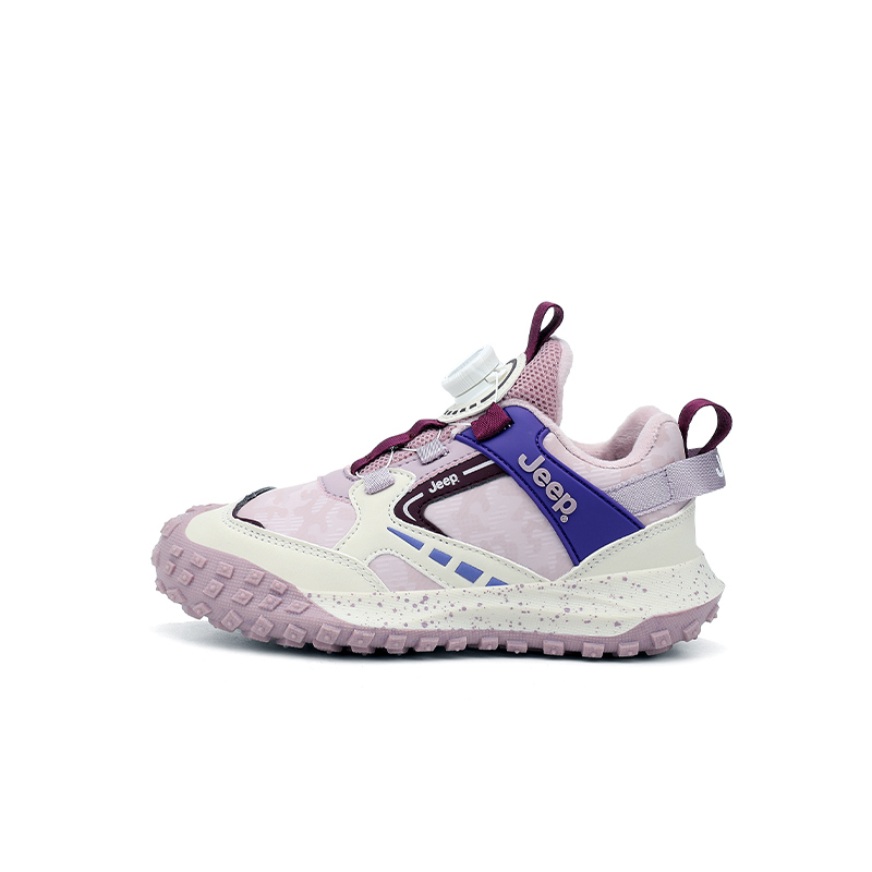

Противоскользящая, износостойкая, водостойкая, теплая детская обувь для отдыха на природе Jeep, фиолетовый