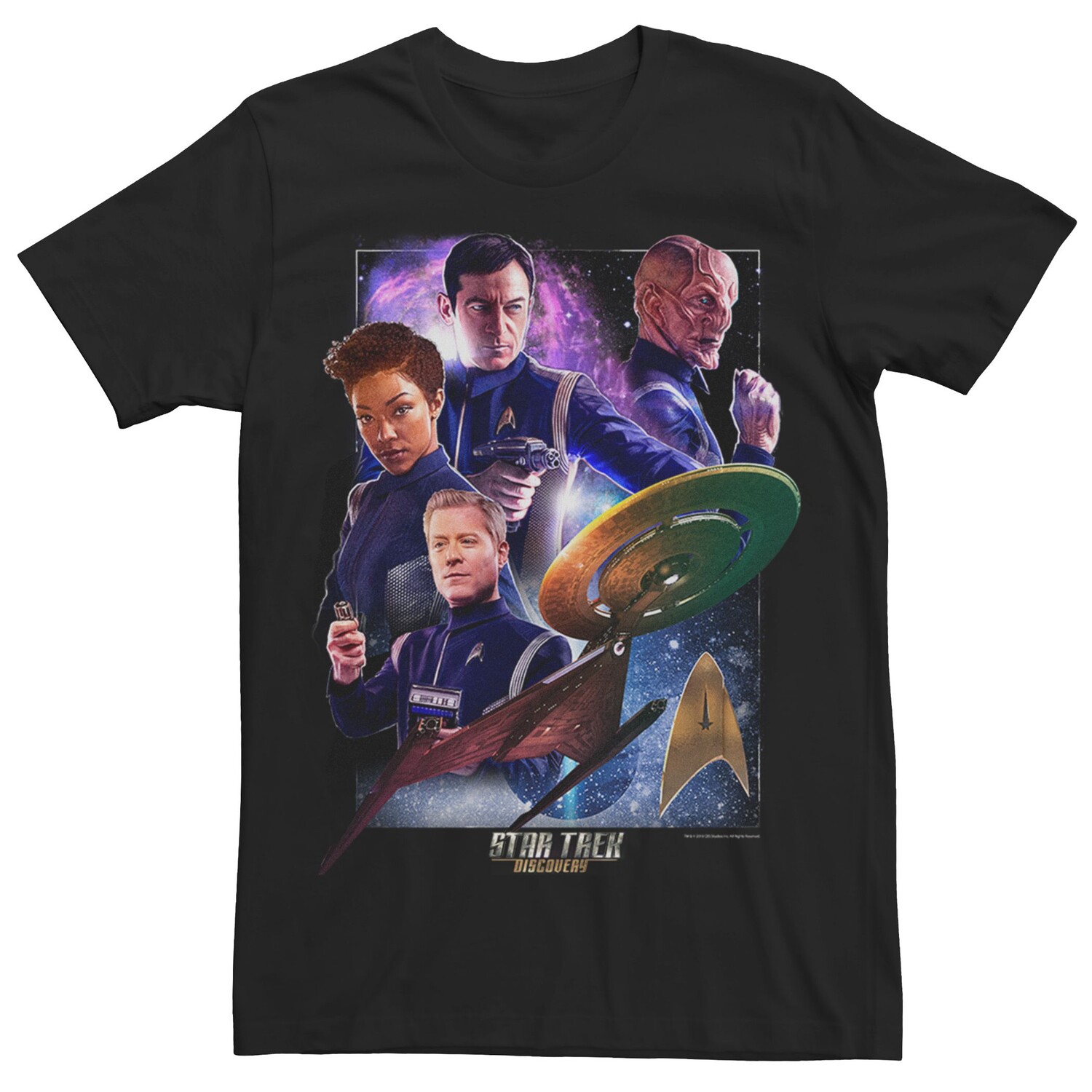 

Мужская футболка с плакатом Star Trek Discovery Group Shot Licensed Character