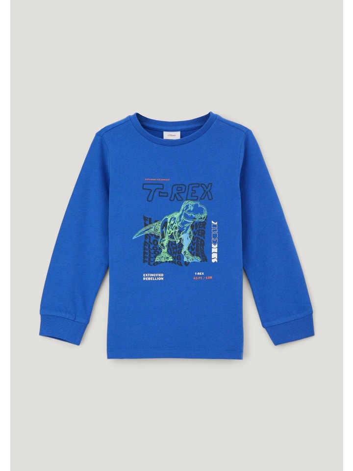 

s.Oliver Футболка 5588_королевского синего цвета