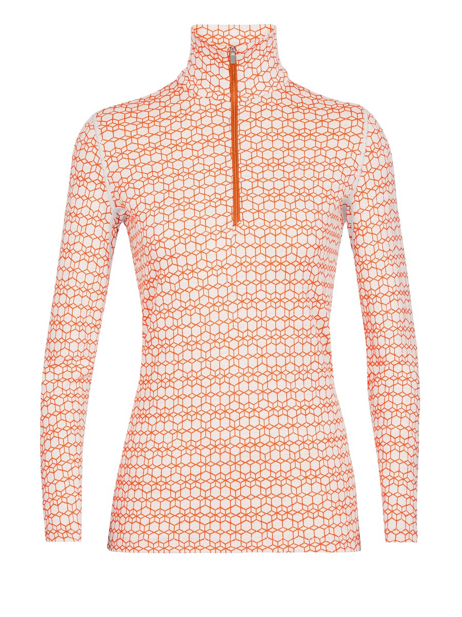 

Базовый слой ICEBREAKER Performance Shirt W 250 Vertex, оранжевый