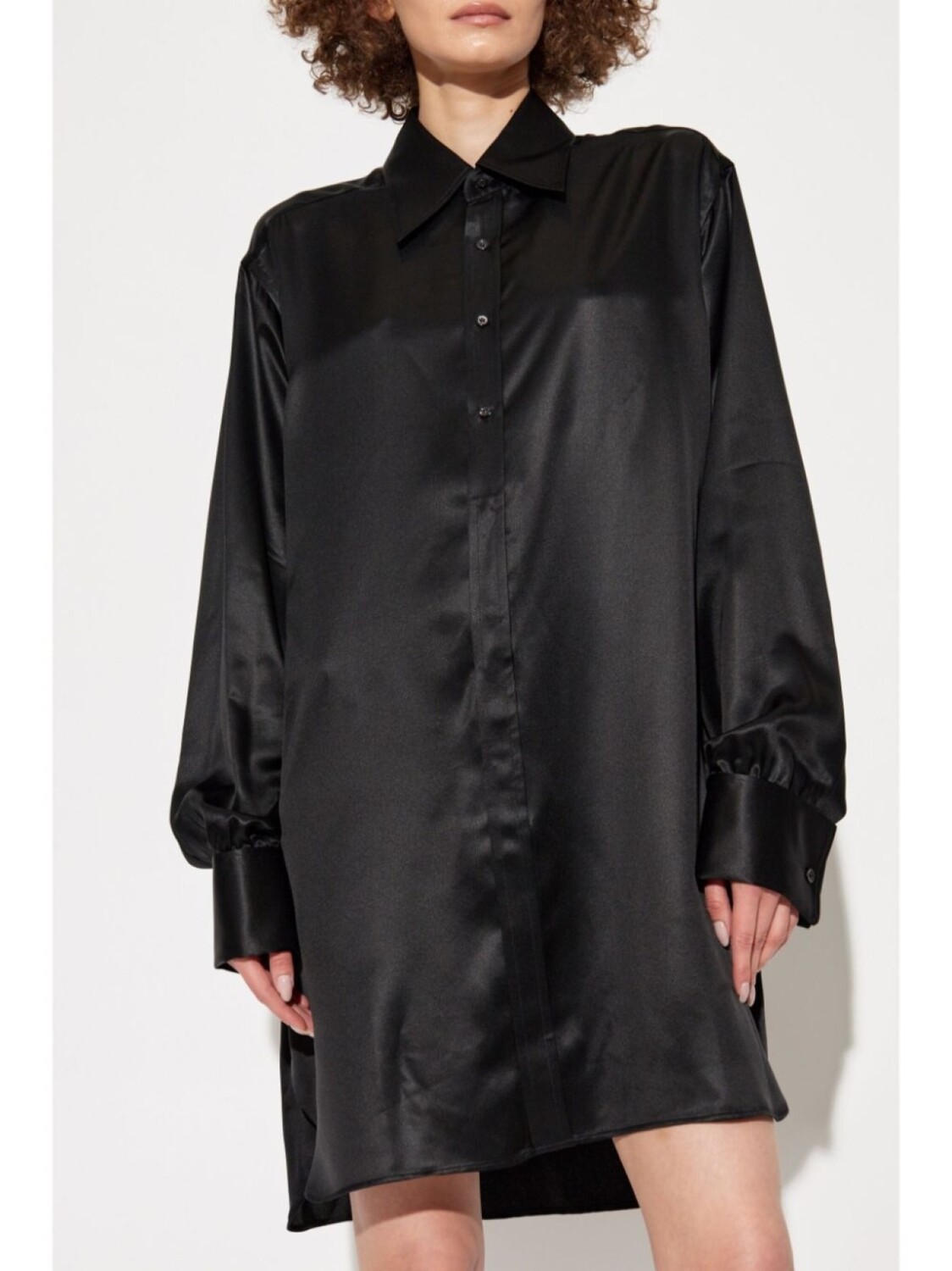 Maison Margiela футболка с логотипом с четырьмя стежками, черный — фото 3