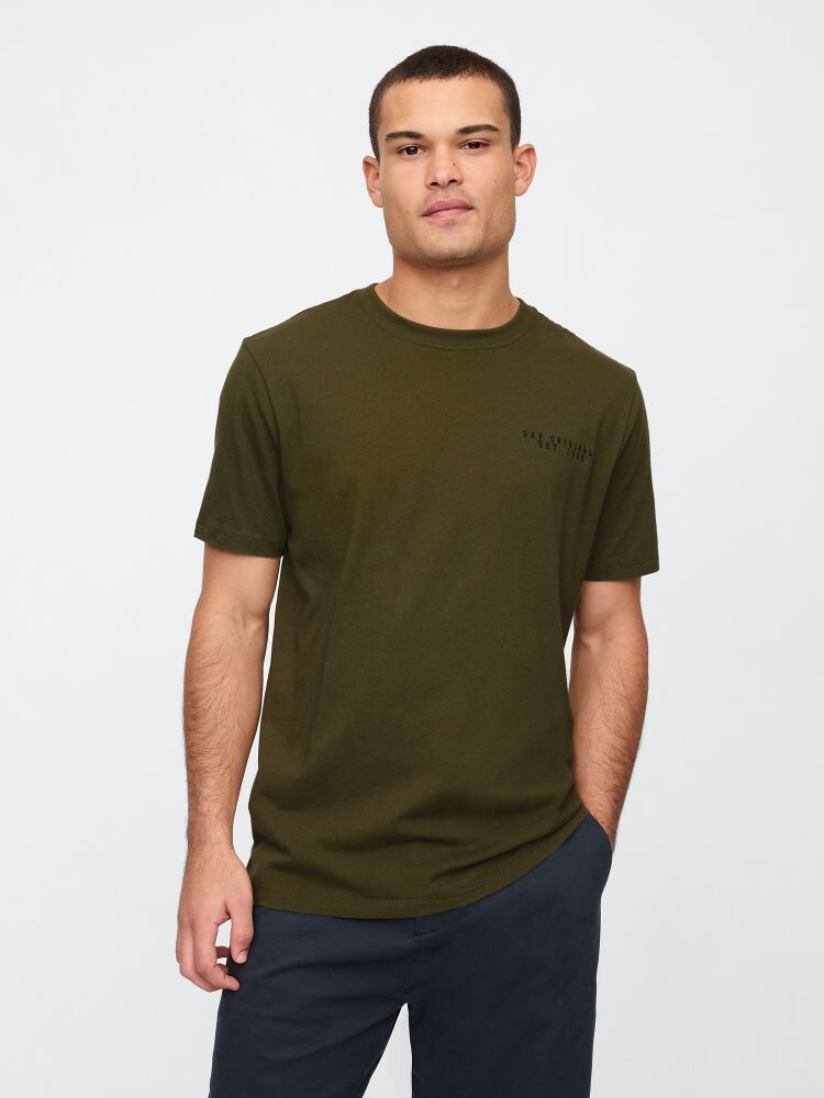 

Футболка с логотипом Gap, зеленый