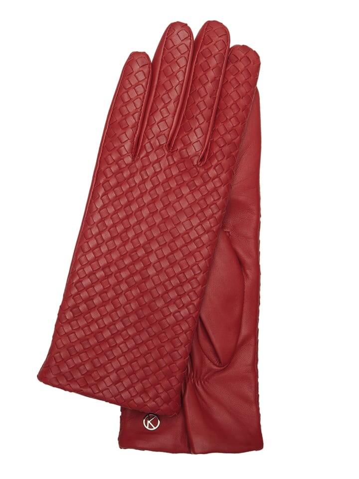 

Кожаные перчатки Kessler, цвет crimson