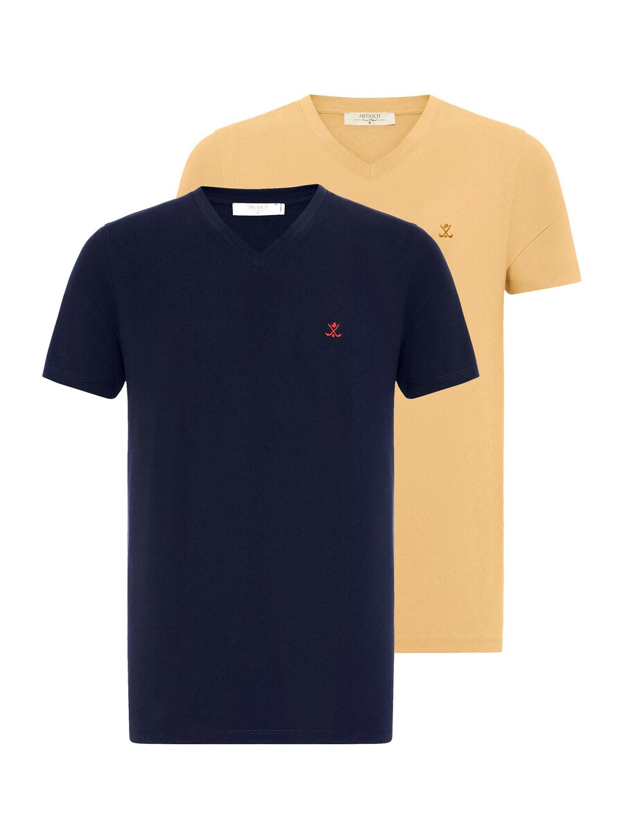 

Классическая футболка Antioch Shirt, цвет beige/night blue