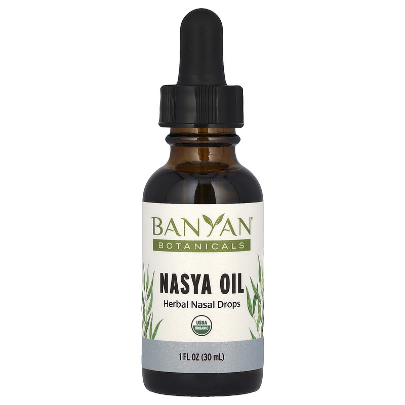 

Banyan Botanicals, Nasya Oil, травяные капли для носа, 30 мл (1 жидк. унц.)