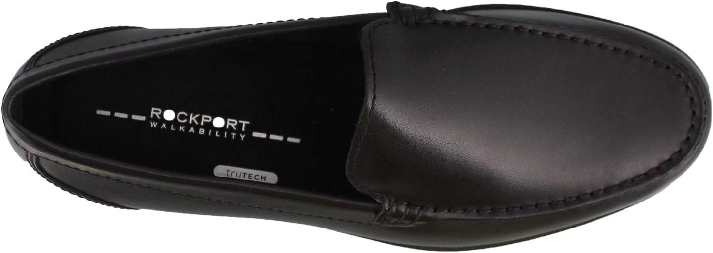 Мужские лоферы Rockport Classic Lite Venetian без застежки, черный — фото 3