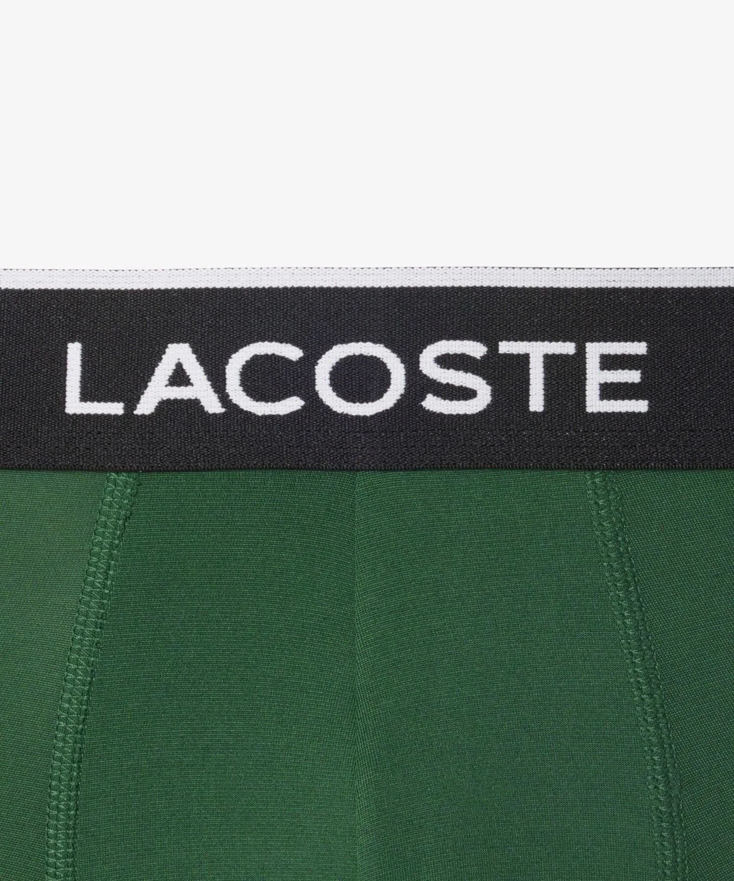 Трусы-шорты из микрофибры с логотипом 3P Brand LACOSTE, Green — фото 3