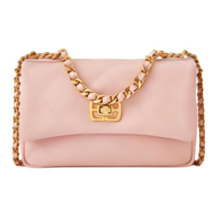 

Кожаная сумка через плечо, Top Grain Cow Leather, средний размер, женская ELLE, cherry blossom розовый