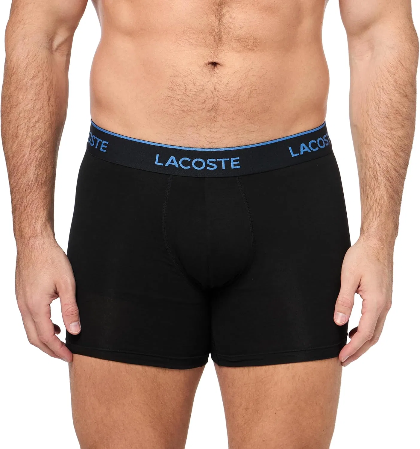 Боксеры 3 шт Lacoste, Black/Vaporous/Olive/Sesame — фото 2