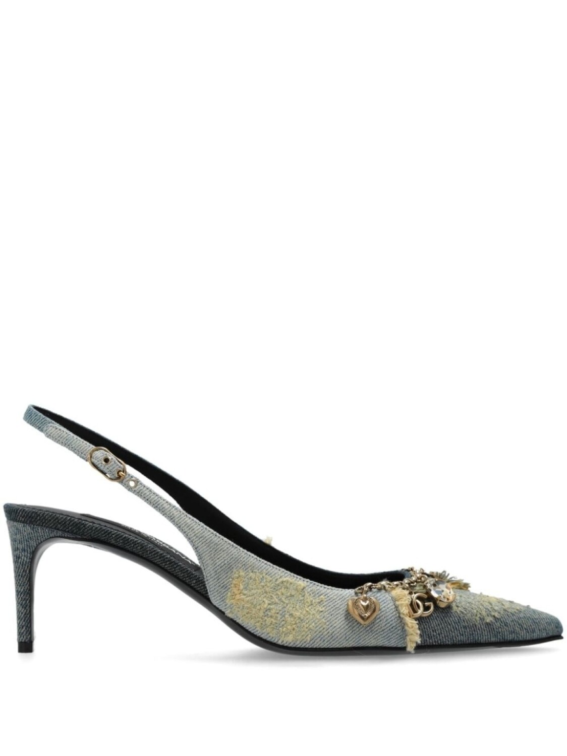 Dolce & Gabbana туфли-лодочки 65 мм с декором, синий