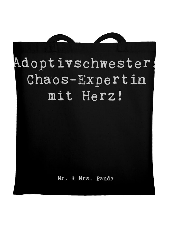

Сумка для переноски Mr & Mrs Panda Adoptivschwester Chaos, черный
