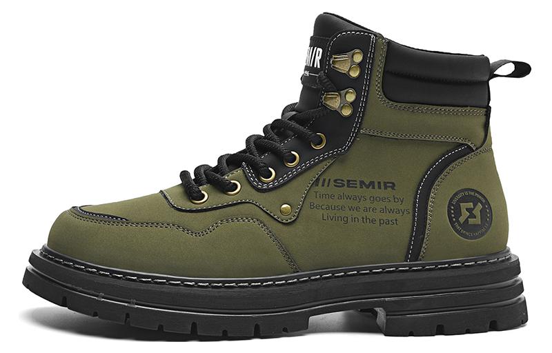 

SEMIR Короткие полусапоги мартин мужские армейский зеленый, цвет Army Green