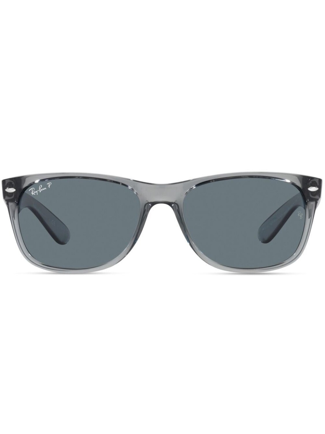 

Ray-Ban солнцезащитные очки RB2132 New Wayfarer в квадратной оправе, серый