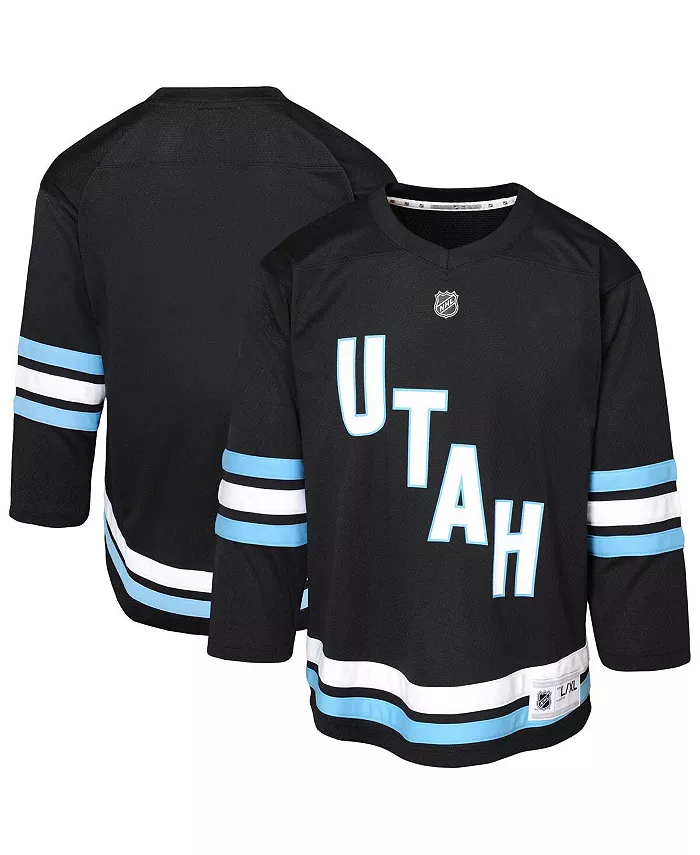 

Реплика майки хоккейного клуба Юта Black для больших мальчиков и девочек Outerstuff