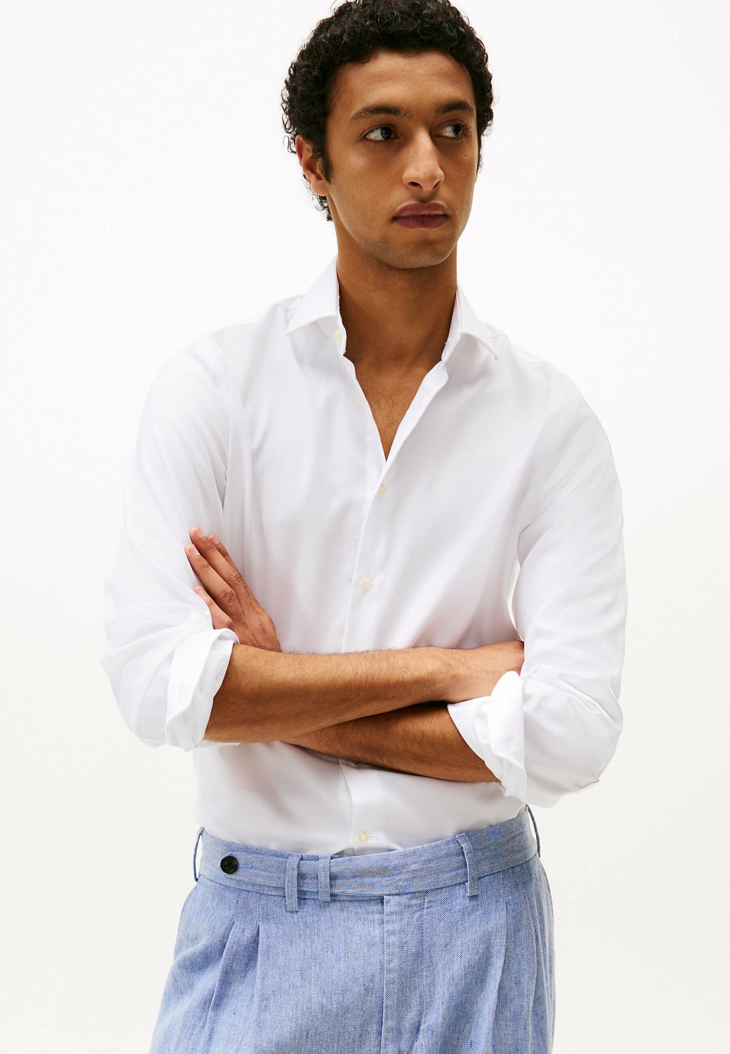 

Элегантная рубашка SMART CASUAL TH FLEX Tommy Hilfiger, белый