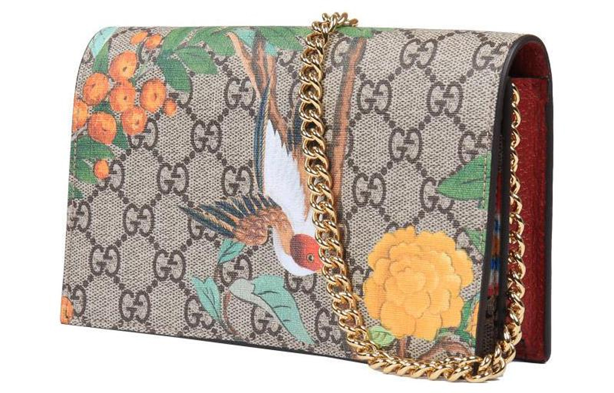 Женская сумка через плечо GUCCI с кожаной цепью — фото 2
