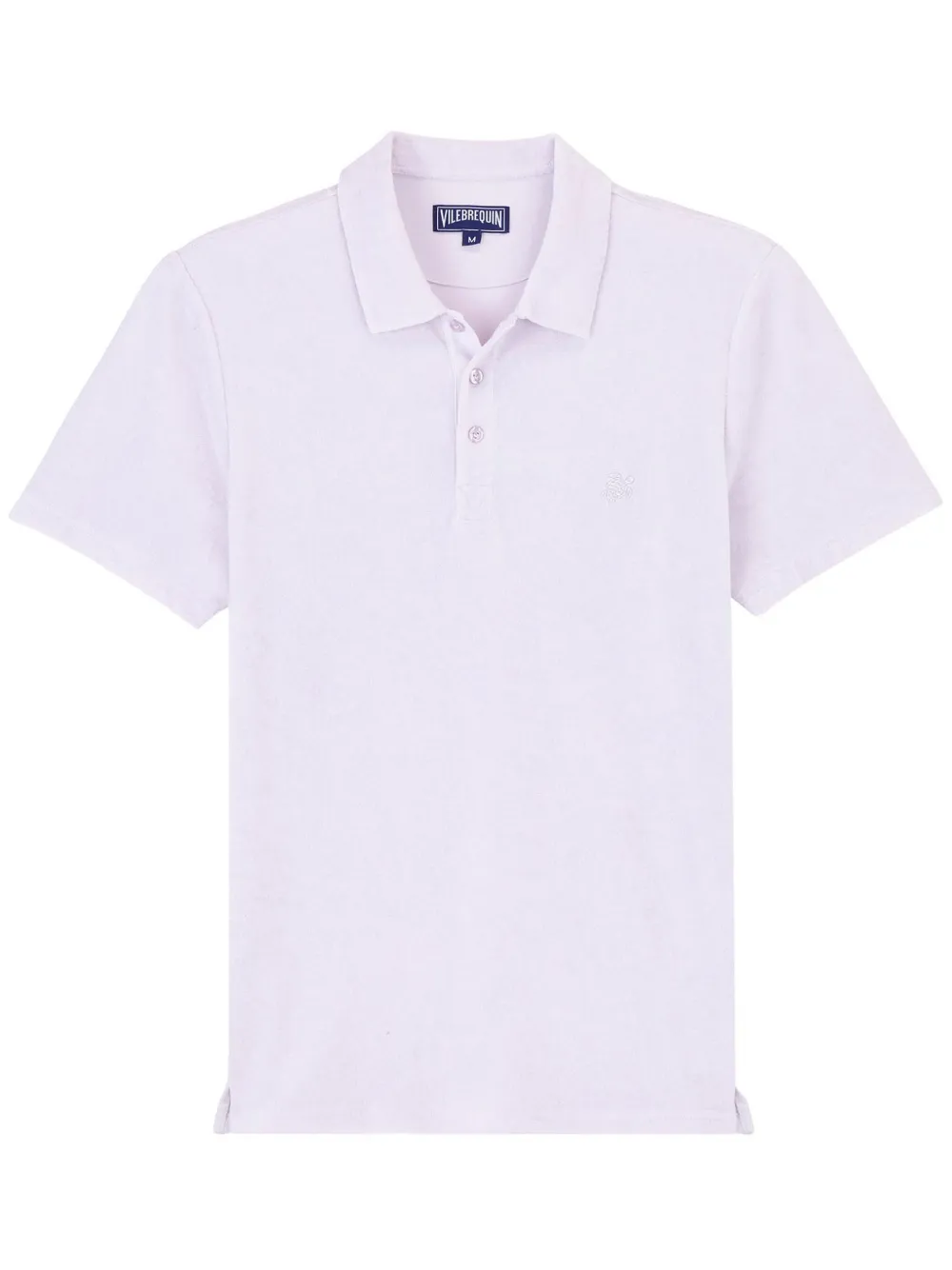 

Рубашка поло из органического хлопка с вышитым логотипом Vilebrequin, розовый
