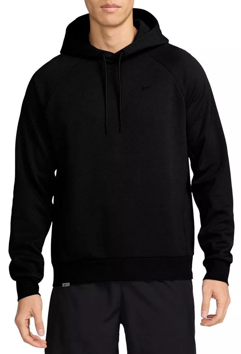 Мужская худи Nike Dri-FIT из основного флиса с УФ-защитой, черный