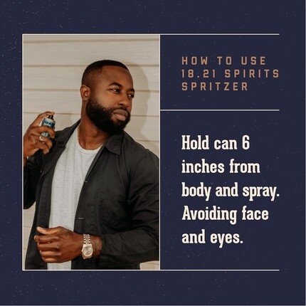 18.21 Man Made Men's Spirits Spritzer 3,4 унции Стойкий спрей для всего тела с мужскими ароматами Абсолютного красного дерева — фото 3