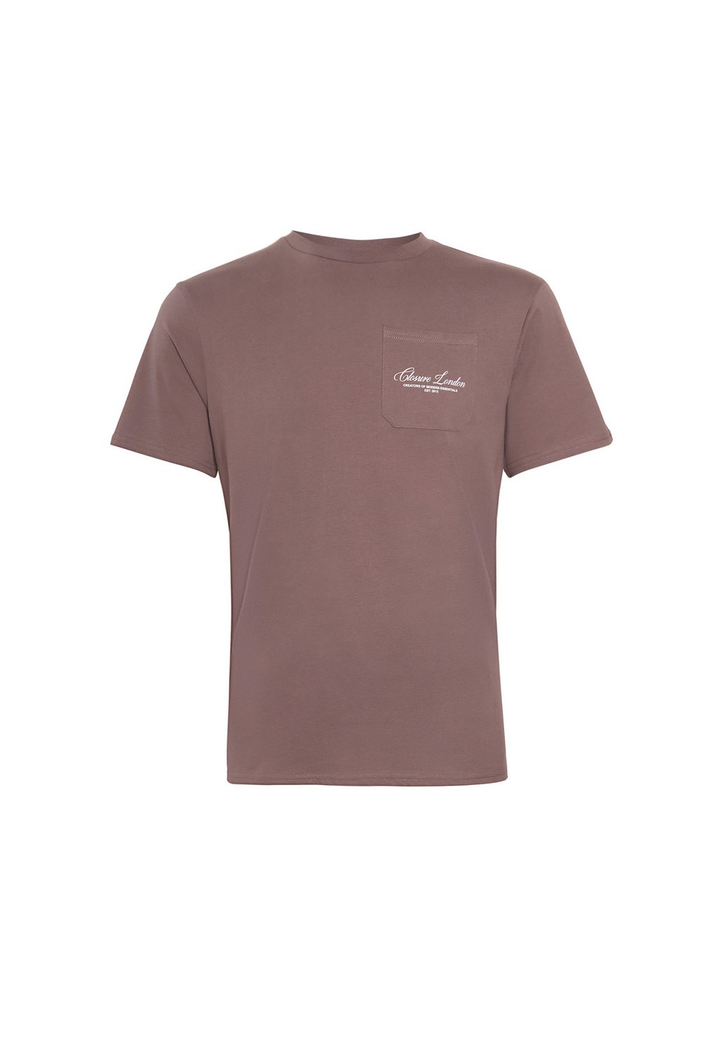 

Футболка с принтом POCKET SCRIPT LOGO TEE CLOSURE London, коричневый