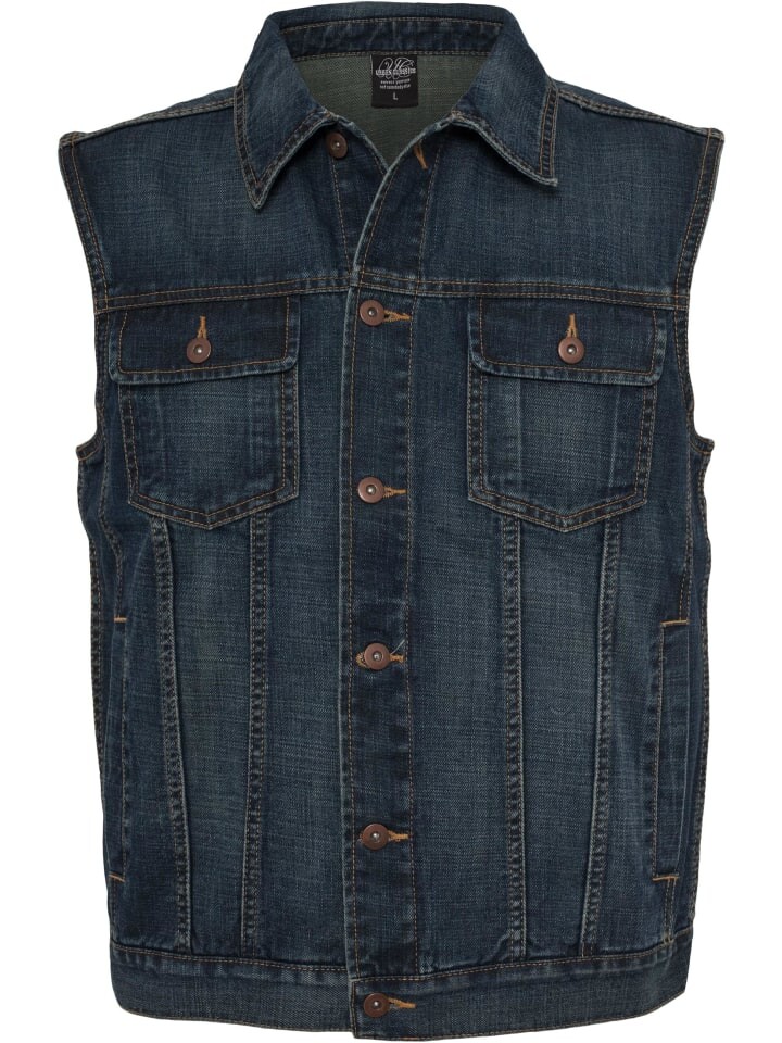 

Джинсовая куртка Urban Classics, цвет denimblue