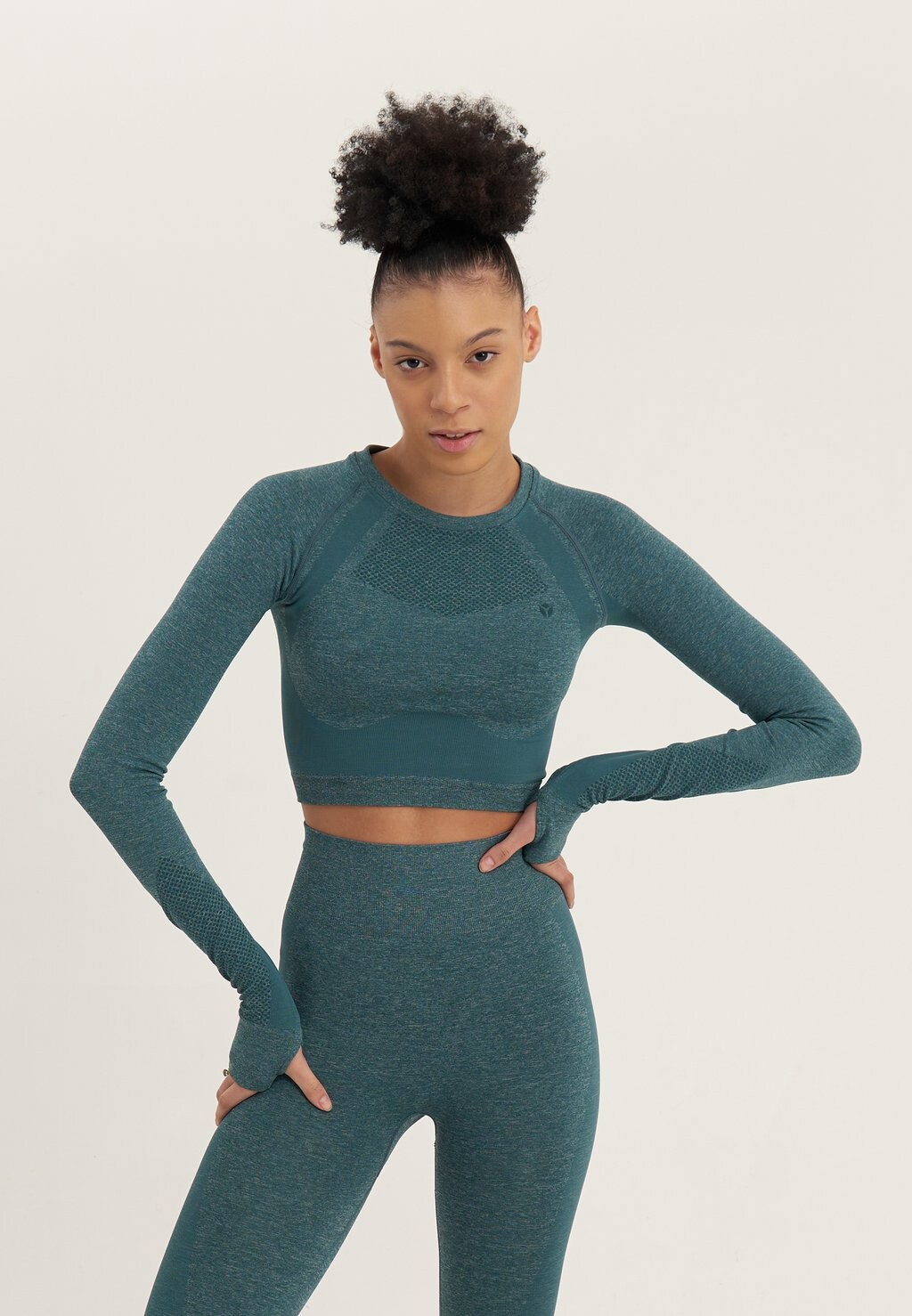 

Рубашка с длинным рукавом SEAMLESS Even&Odd, цвет mint